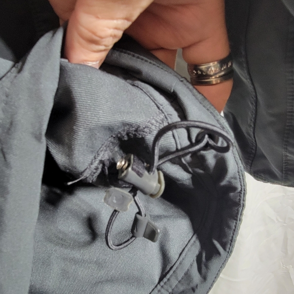 Nike Gray Performance Jacket with Orange Accents - Picture 5 of 8